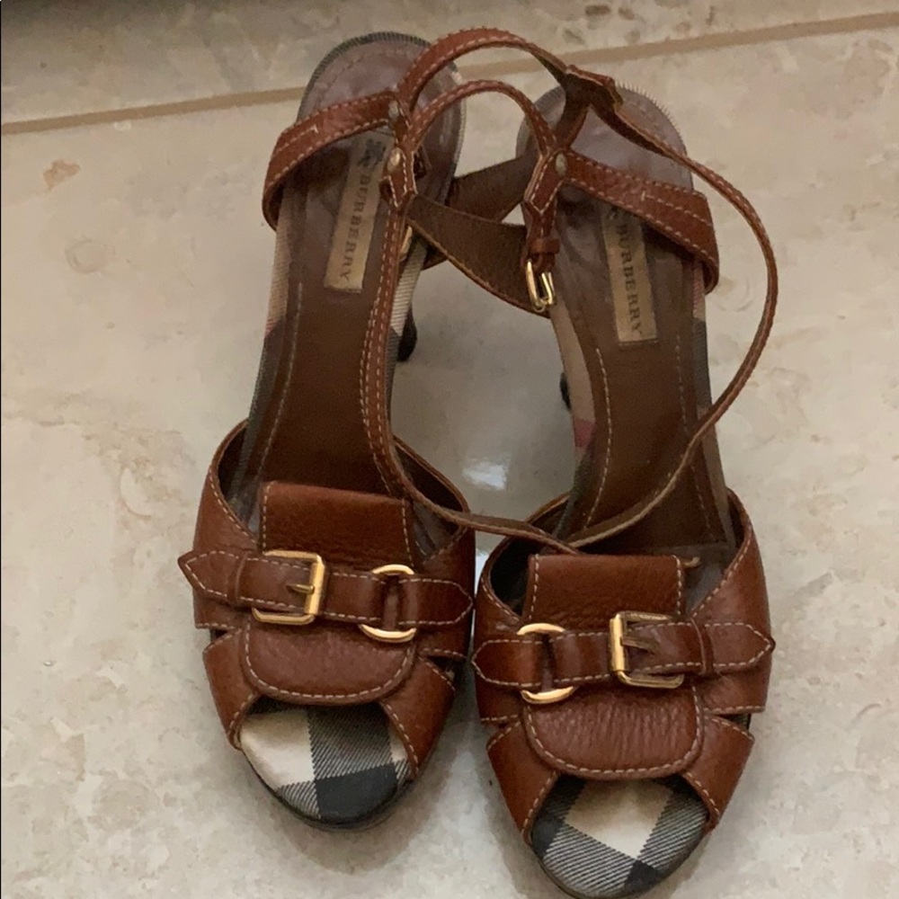 Authentic Burberry heels SOLD
